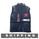 Delta Sigma Theta Sorority Black Puffer Vest