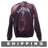 Hoodie Harvard University Sweatshirt Maroon Medium