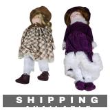 Dolls Heritage Musical 2 Purple Plaid 17' with Box