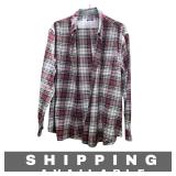 Shirt IZOD Flannel Plaid Button Up Long Sleeve XX