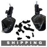 Black Adventure Motorcycle Rearview Side Mirror