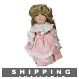 Porcelain Franklin Heirloom Goldilocks Doll & Box