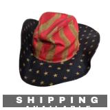 American Stars & Stripes Flag July 4th Cowboy Hat