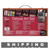 Art Set Darice Deluxe 80 Piece Portable Case