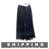 Overlay Skirt Embroidered Celestial Mesh Small