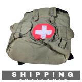 Backpack First Aid Bag Military Style Medical