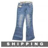 Women's Light Wash High Waisted Flare Jeans Small