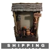 Picture Frame Western Log Cabin Resin