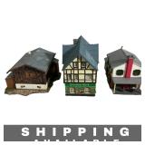 Dresdner Bank Branch, Alpine Log & Two Story House