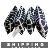 4 Lumbar Pillows Geometric Grid IKEA AVSIKTLIG