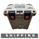 Cooler Pelican 20QT Elite Hard Tan & Orange
