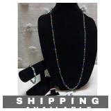 Stackable Ring, Long Necklace & Bracelet Lot of 3