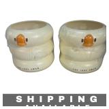 Pen Holder Duck Judy Swan Desk Organizer Lot of 2