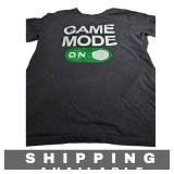 Game Mode On T Shirt Reversible Black H&M 12 14