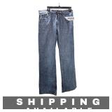 Relaxed Straight Jeans Medium Wash Denim 32/34