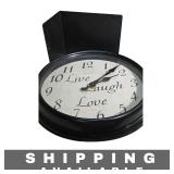Clock Chaney Sentiment Wall Clock
