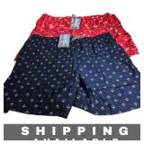 2 Biwisy Menï¿½s Swim Trunks Red & Blue 2XL New