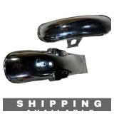 Lot of 2 Chrome Rear Metal Fenders