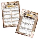 $16 Bridal Shower Feud Game, Floral Bridal Shower