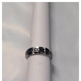 $20 Silvertone Spinner Ring Size 8