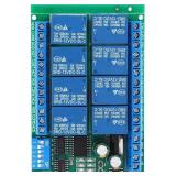 $22 DC 12V 8 Channel RS485 Relay Module, 8 Channel