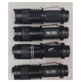 $20 Lot of 4 - 3.5' AA Flashlights