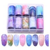 Nail Foil Art Set, Nail Transfer Stickers DIY Deco
