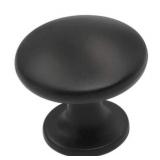 $22 homdiy 9 Pack Black Cabinet Knobs, Solid Zinc