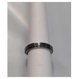 $20 Silvertone Spinner Ring Size 8