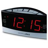 $23 HANNLOMAX HX-130CR Alarm Clock Radio, PLL AM/F