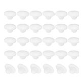 PATIKIL 5mm Diameter Silicone Round Snap, 40 Pcs i