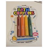 QTY-5 4-Packs Kids Bath Tub Crayons Non Toxic & Wa