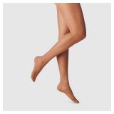 Women's 20D Sheer Tights - a New Day  Pecan 1X/2X:
