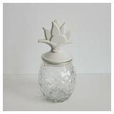 NEW-Target Bullseye Playground Glass Pineapple Jar