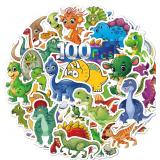 100Pcs Dinosaur Stickers, NDBWLL Vinyl Waterproof
