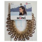 Scunci Hair Luna Stretch Comb / Headband 3pcs