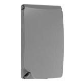 Gray 1-Gang Horizontal/Vertical Weatherproof Unive