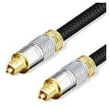 $20 Techole Optical Audio Cable, 6ft Fiber...