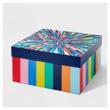 $6 Starburst Striped Gift Box - Spritz