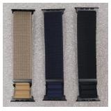 $15 3 pack alpine loop apple watch bands black...