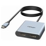 $27 fairikabe USB c to Dual hdmi Adapter