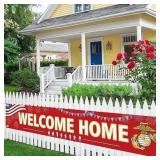 $30 Hippeny Large Welcome Home Military Banner,...