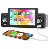 $35 Carplay Single Din Radio 5 Inch Touch...