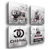 $33 Fashion Pink Wall Decorations - Grey Wall...