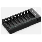 $25 PowerOwl 8 Bay Smart Battery Charger ZN825E...