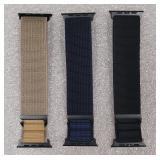 $18 3 pack alpine loop apple watch bands black...