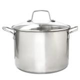 $58 Martha Stewart 8-Quart Castelle Stainless Stee