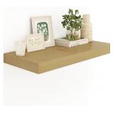 $56 Heimlove 12' Deep Oak Floating Shelves,Over To