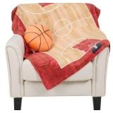 Sports Field Game Microplush Reversible Sherpa Int