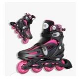 $40 Inline Skates for Girls ,Gel Wheels, Adjustabl